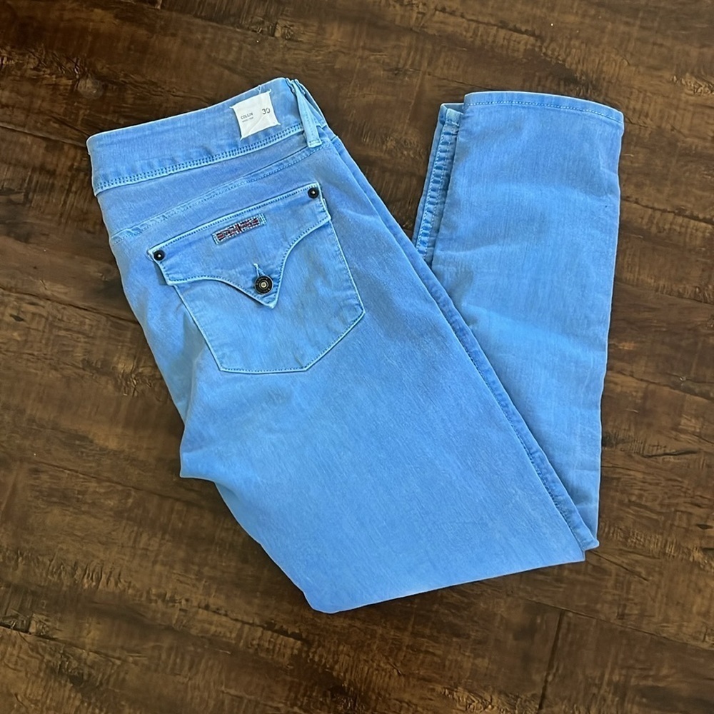 Hudson Collin Skinny Crop in Mariner Blue - Picture 4 of 10
